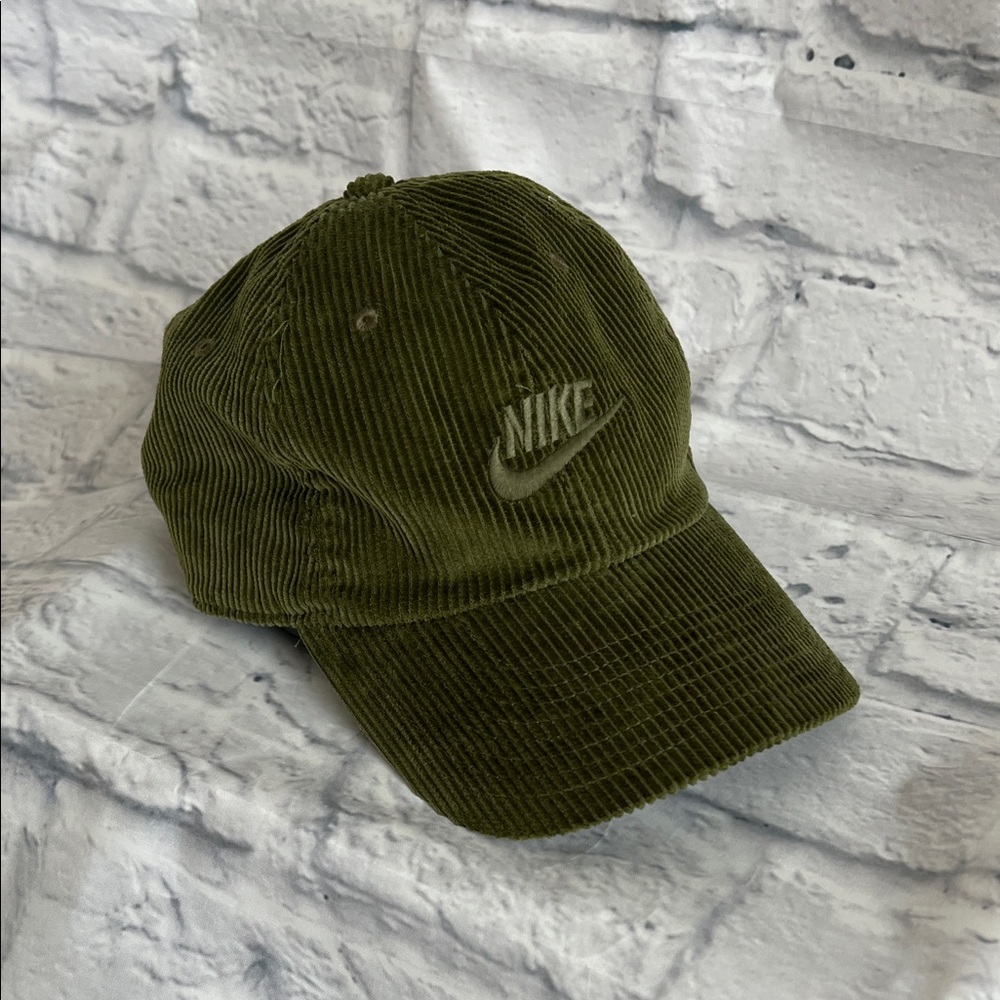 Nike Dark Green Corduroy Hat